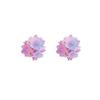 Elegant Butterfly Flower Stud Earrings - S925 Silver Needle, High-End and Versatile for Women
