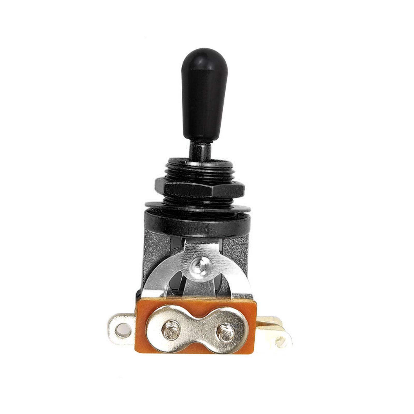

Guitar 3 Way Toggle Switches Replacement Electric Guitar Pickup Selector Switch with Tip Caps Guitar Accessories