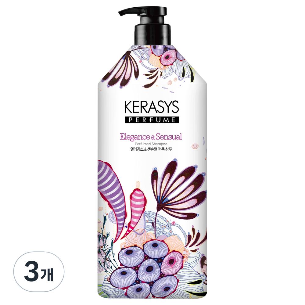 

Kerasys Original Perfume Shampoo Elegance and Sensual, 1.5L, 3 units