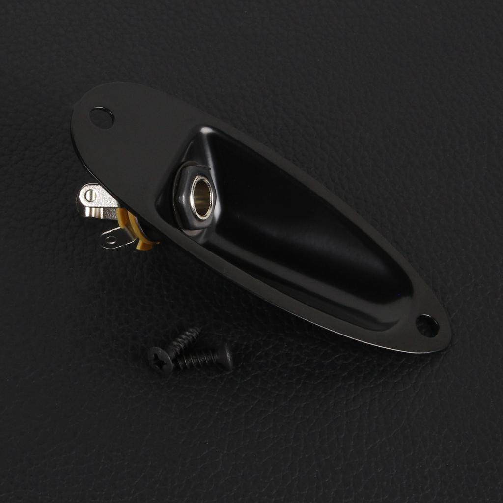 FLEOR 1 Stück Bootsstyle Klinkenbuchse für Gitarre Ausgangsbuchse 1/4" 6,35mm für ST E-Gitarre