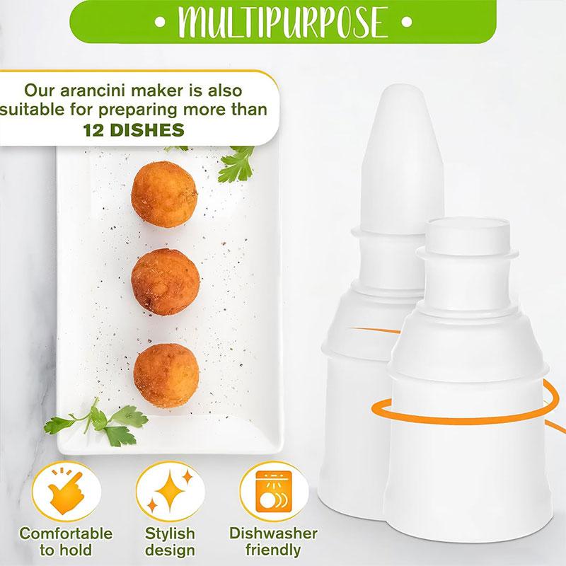 DIY Rice Ball Press Maker Cozinha Meat Balls Mold Reutilizável Sushi Tool Handmade Bento Mold