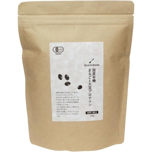 

Quanto Basta Domestic Organic Whole Soy Protein, Deep-Roasted Black Beans, 280g, Organic JAS Certified, No Additives