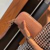 Genuine Leather Long Clutch Wallet Women New Temperament Wrist Bag Crocodile Pattern Head Layer Cowhide Mobile Phone Bag