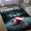 Resident Evil: Regenschirm Horror Teppich Design für Studentenwohnheim Küche Spielzimmer Balkon Rutschfester Teppich Büros Dekorieren Geschenk für Festivals
