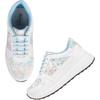Shoetopia Women'S Wedge Heel Sneakers Blue