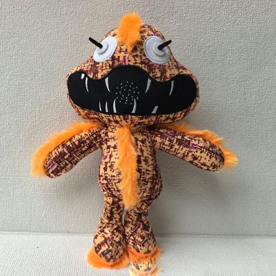 New Orange Big Mouth Plush Doll, Horror Style Game Peripheral Stuffed Toy Festival Gift