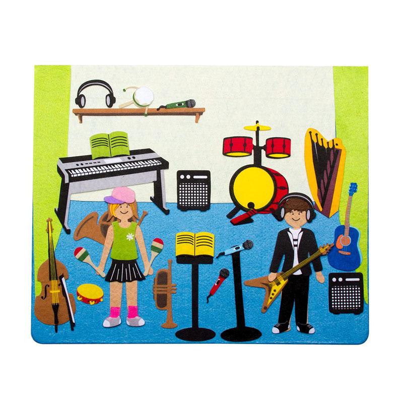 

Children Learn To Tell Stories Felt Story Suit 90*60cm синий