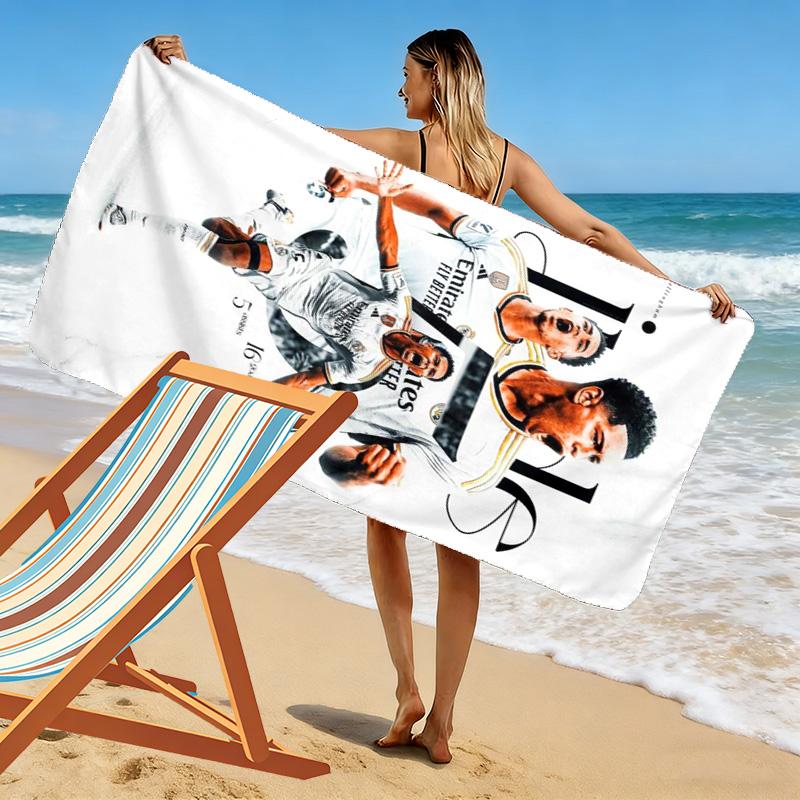 Bellingham Shines England'S Future Star Beach Towel Soft Portable For Travel Seaside Swim Absorbent Bath Towel Beach Towel