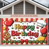 Party Backdrop Happy Birthday Birthday Photo Booth Background Front Door Decor