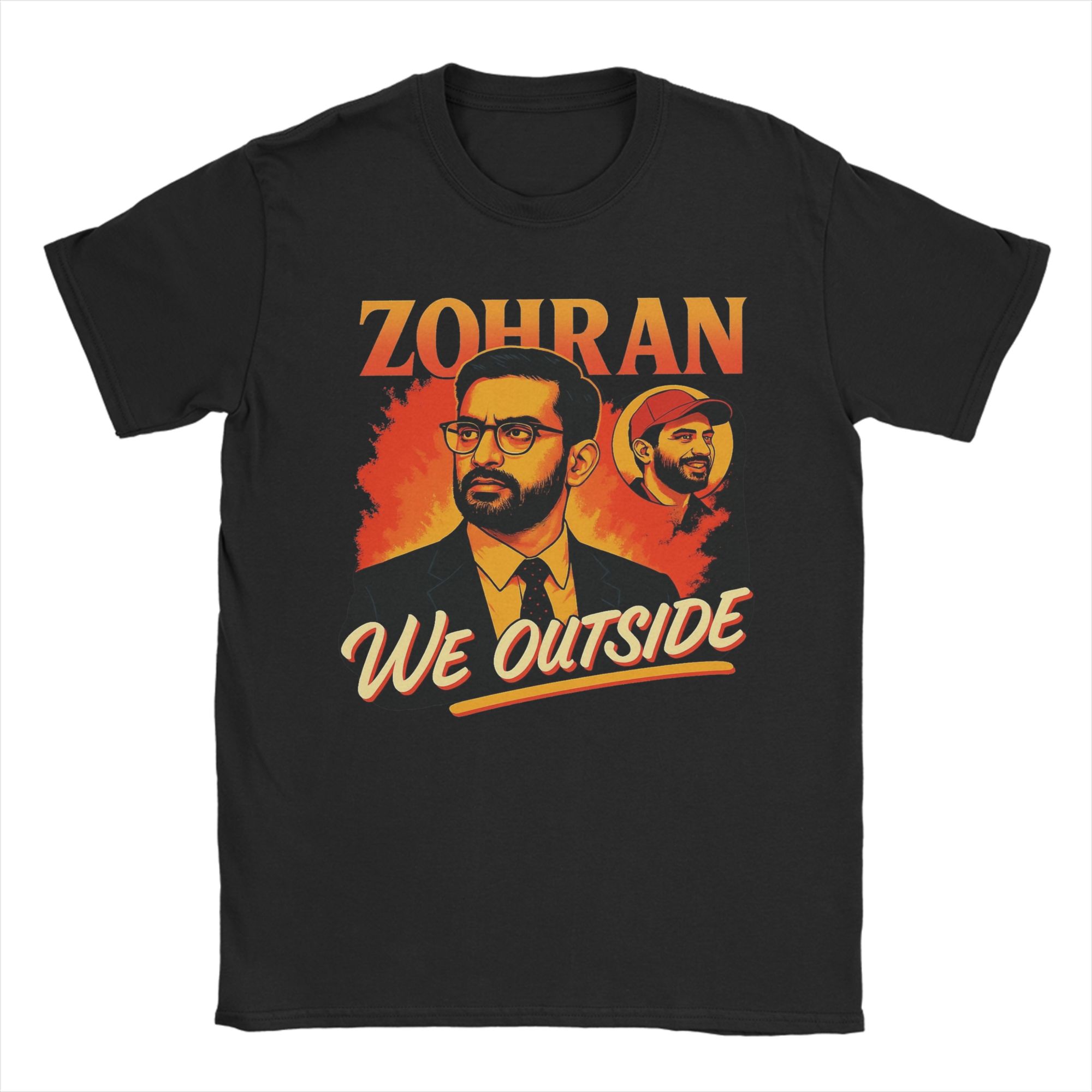 

Zohran Mamdani 90s Style Vintage Tee Shirt for Men Women Graphic Print T Shirts Cotton Clothes 4XL