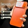 iPhone 17 Pro Max Color-Changing Dragon Magnetic Lens Holder & Lanyard with Apple 16 Bright Color Phone Case
