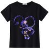 32217 T-shirt a maniche corte multicolore per bambina Lily Lovebraids