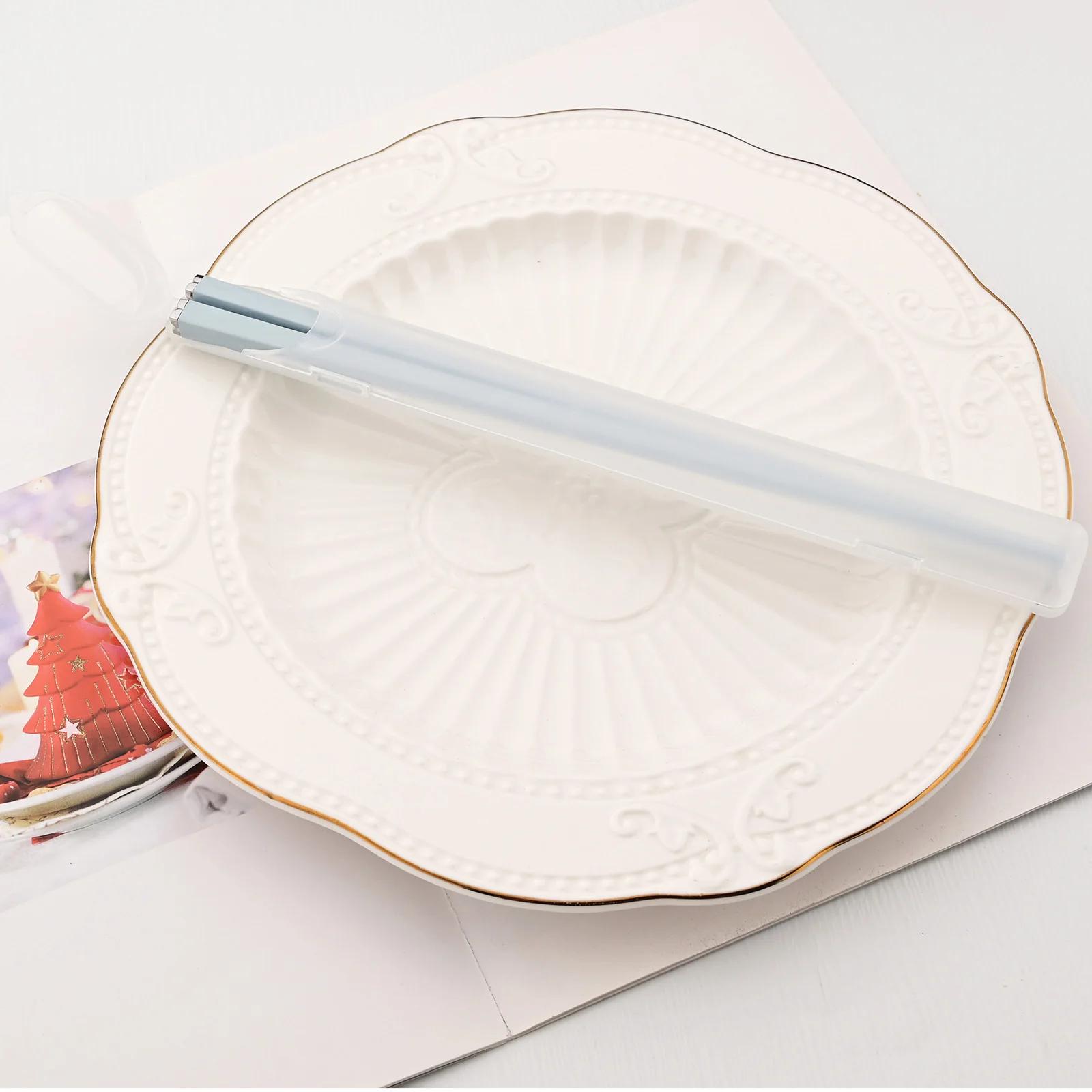 

1/5Pairs Chinese Chopsticks Dinnerware Sushi Sticks Reusable Korean Chopsticks with Storage Box Set Healthy Alloy Tableware Set 1Pair Green with box