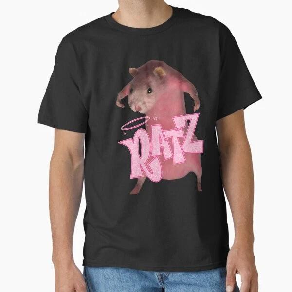 Hq Pink Rat Ratz Meme Classic Tshirt Made In Usaaus Tshirt S2xl S