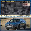 For Subaru Crosstrek GU 2024 2025 2026 Leather Car Trunk Mat Anti-dirty Boot Storage Pad Rug Carpet Auto Interior Accessories