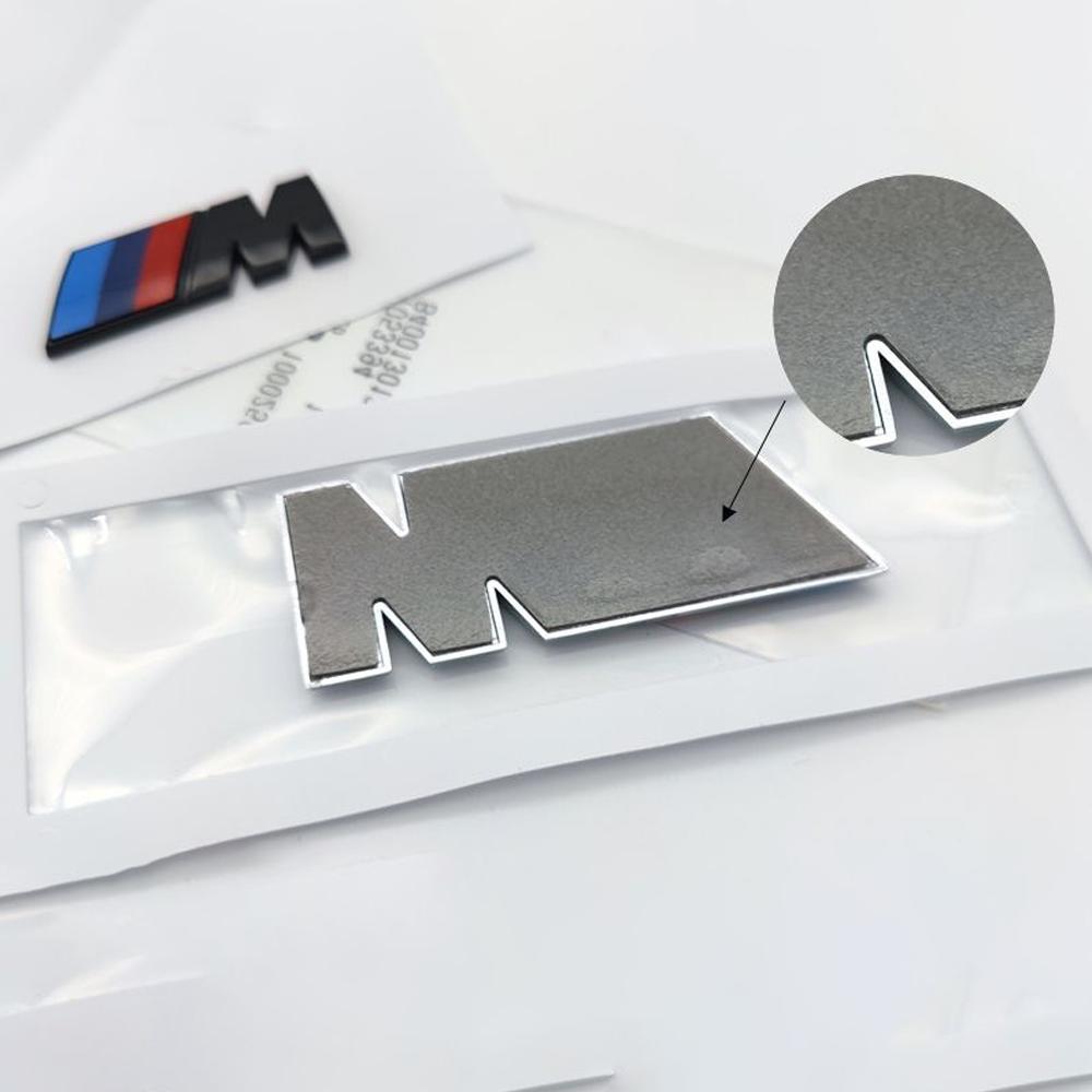 1PCS R--ABS Car Fender Side Emblem Rear Trunk Badge M Logo Sticker For Mini BMW M M3 M5 M6 E46 E90 F30 E36 Series X1 X3 X4 X5 X6