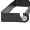 32cm Toilet Paper Holder Wall Mounted Toilet Tissue Roll Holders for Bathroom Kitchen Matte Black