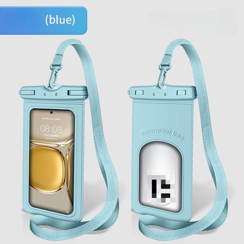 Universell vanntett telefonpose for svømming, dykking, undervannsfotografering, forseglet snor, anti-tap, oppbevaringspose, organisering