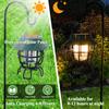 Set of 2 LED Solar Camping Lantern Dimmable Rechargeable Lantern IPX3 Water-Resistant Portable Outdoor Camping Lights Hiking