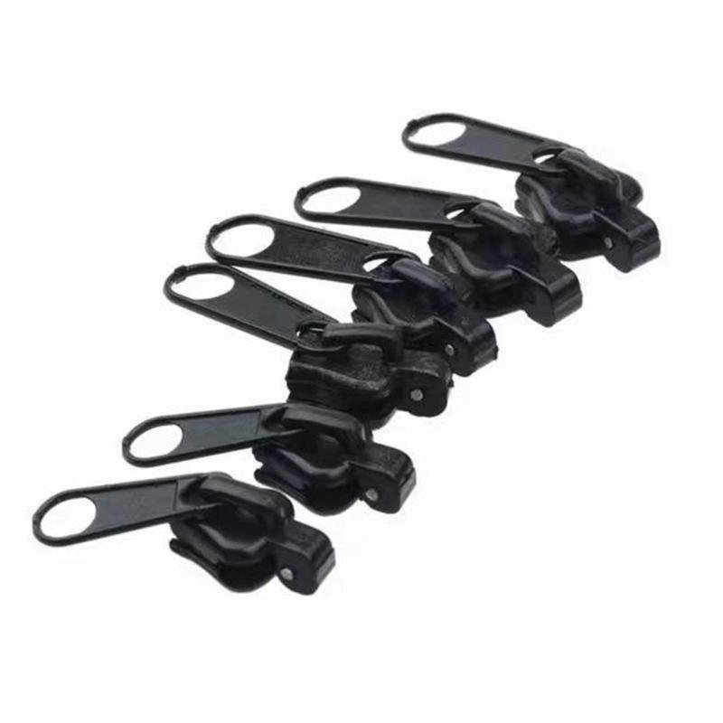 18x Zippers Sliders Zippers Repair Kits Zippers Pullers Replacement Zippers Teeth Zippers for Jackets Suitcases Jeans