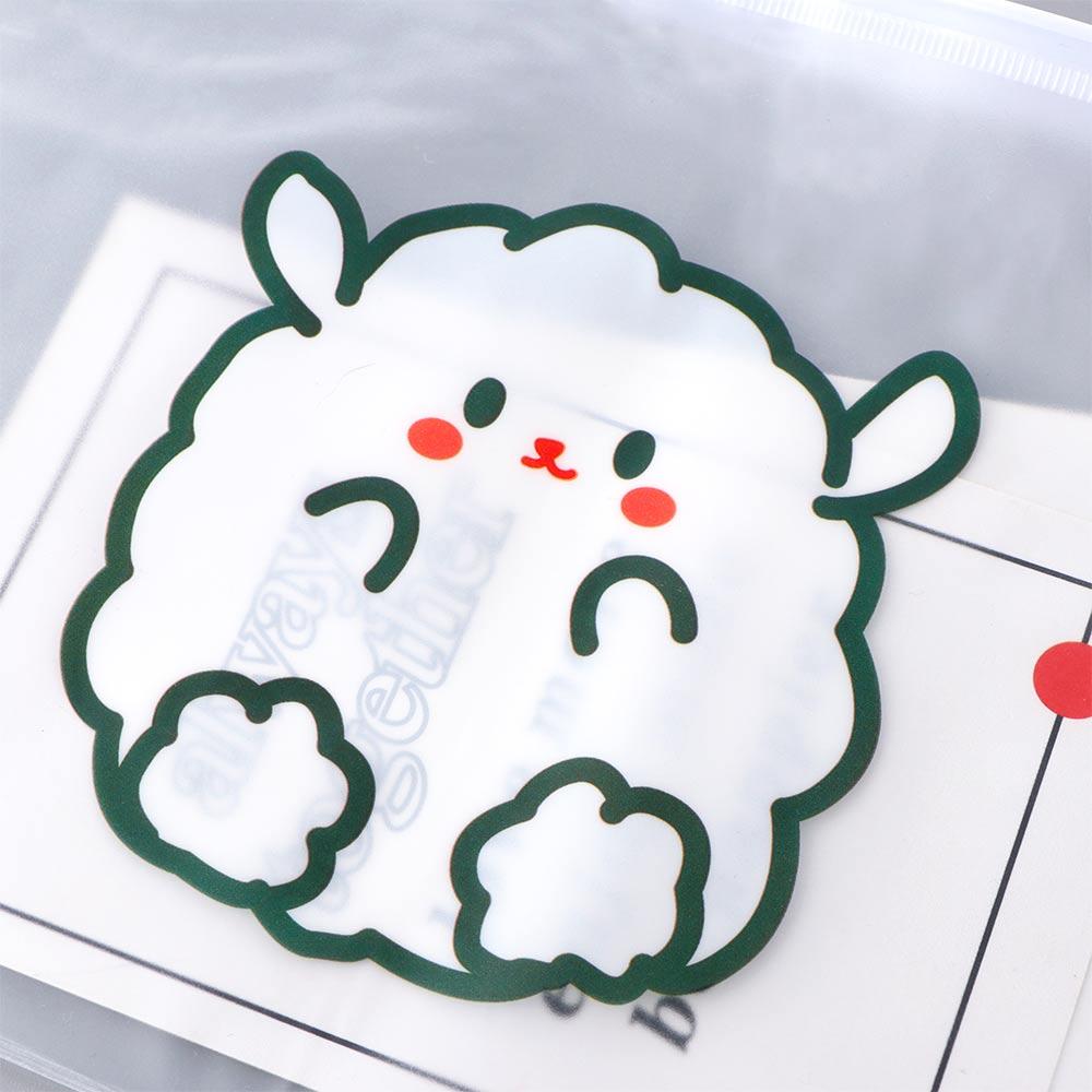 Paper Folder Information Bag Transparent File Folder File Storage Bag Bear File Bag Pencil Case