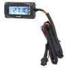 Motorcycle LCD Digital Gauge Voltage Meter Voltmeter Temperature Thermometer Time Display Sensor