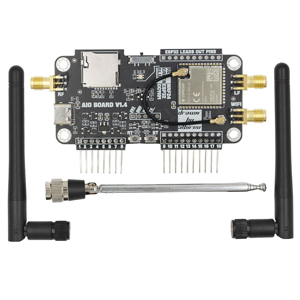 For Flipper Zero Multiboard 2.4G Module Expansion WiFi NRF24 + ESP32 Expansion NRF Sniffer Mousejacker