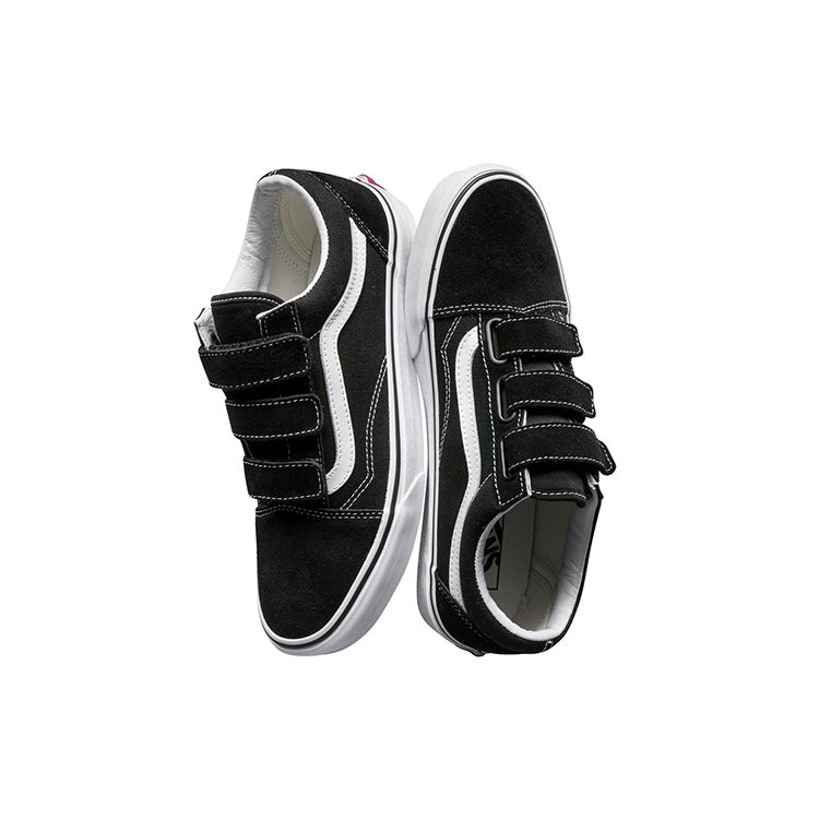 Vans Old Skool Velcro Suede Unisex Sneakers Black True-White VN0A3D29OIU
