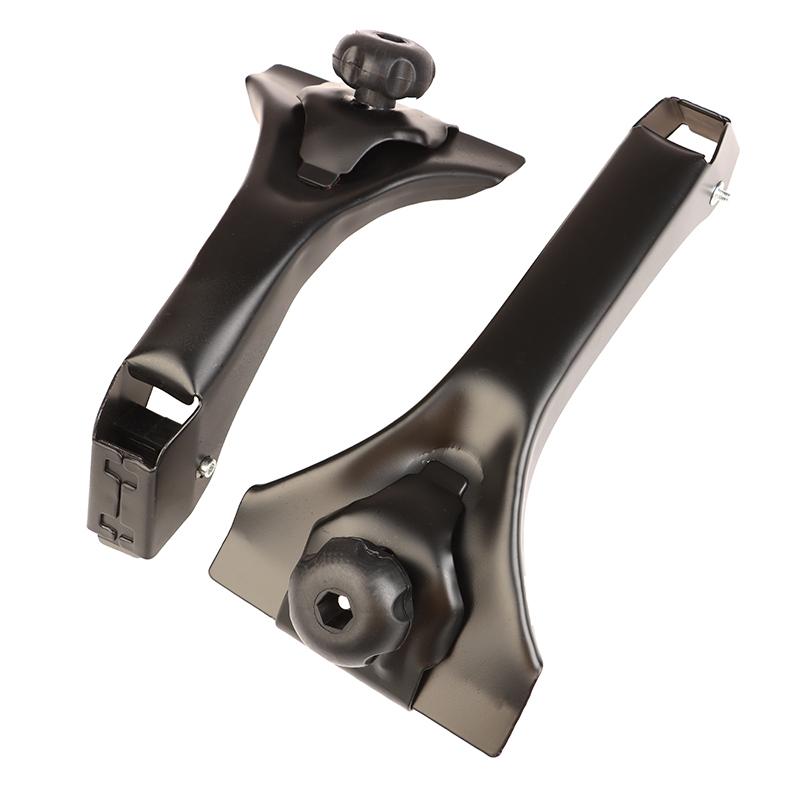 Clip-On Gutter Bracket Set for Crossbar Equipped Car Roof Racks