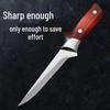 Stainless Steel Super Sharp Multipurpose Boning Knife for Meat, Fruit, and Vegetables.