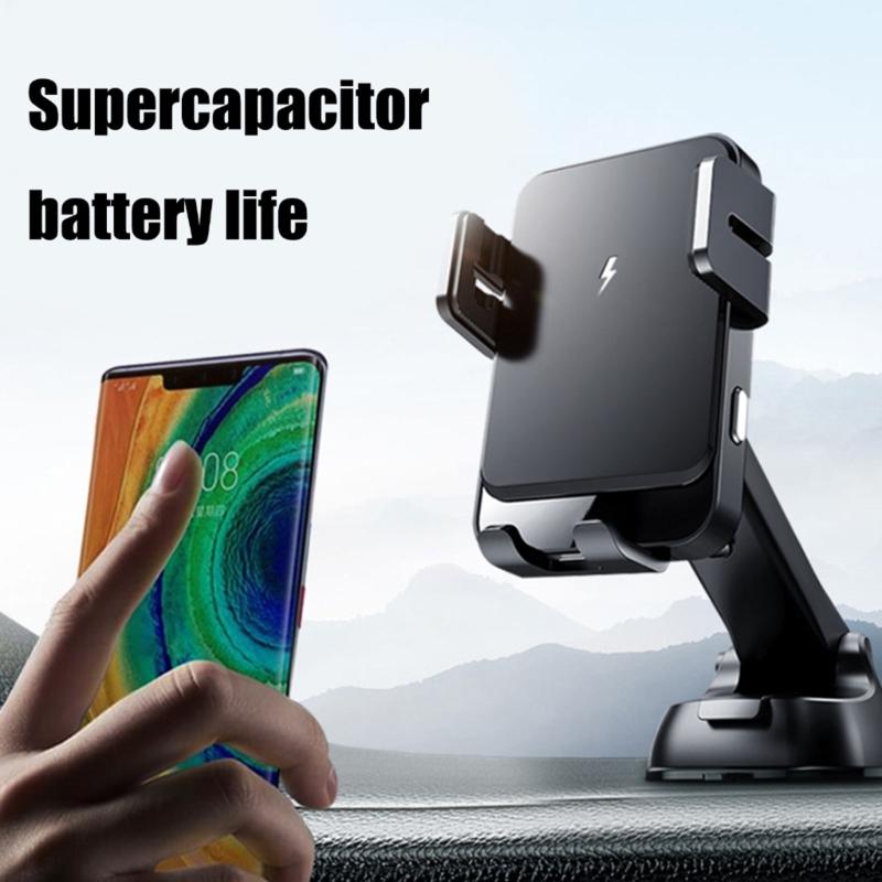 

Wireless Car Charger, Auto Clamping Car Mount 15W Fast Charging Dashboard Car Phone Mount for 4.7-6.8inch Smartphone 1