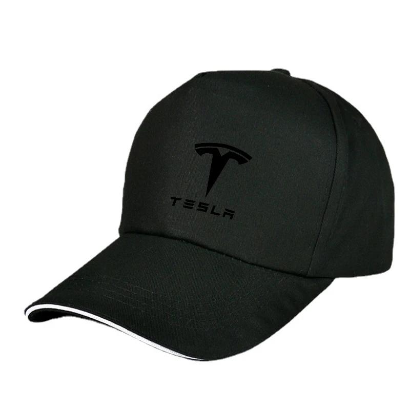 Car Sticker Tesla Baseball Cap Spring Outdoor Adjustable Casual Hats Sunscreen Hat Car Accessories For Tesla Model 3 Model S Mod