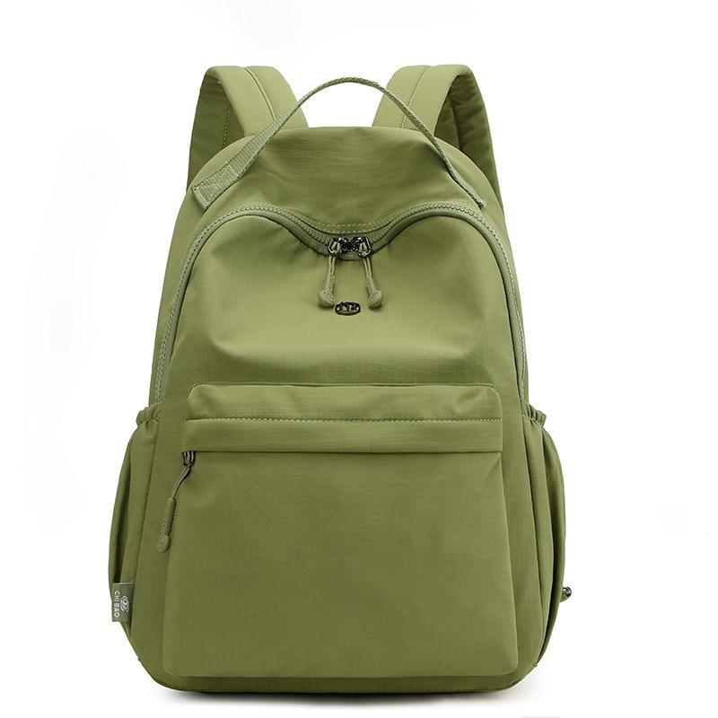 Japanese Simple Casual Backpack Women's New Large-capacity Travel Backpack Anti-splashing Nylon Student Schoolbag