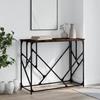 VidaXL Console Table Smoked Oak 100x40x80 Cm Engineered Wood 834117