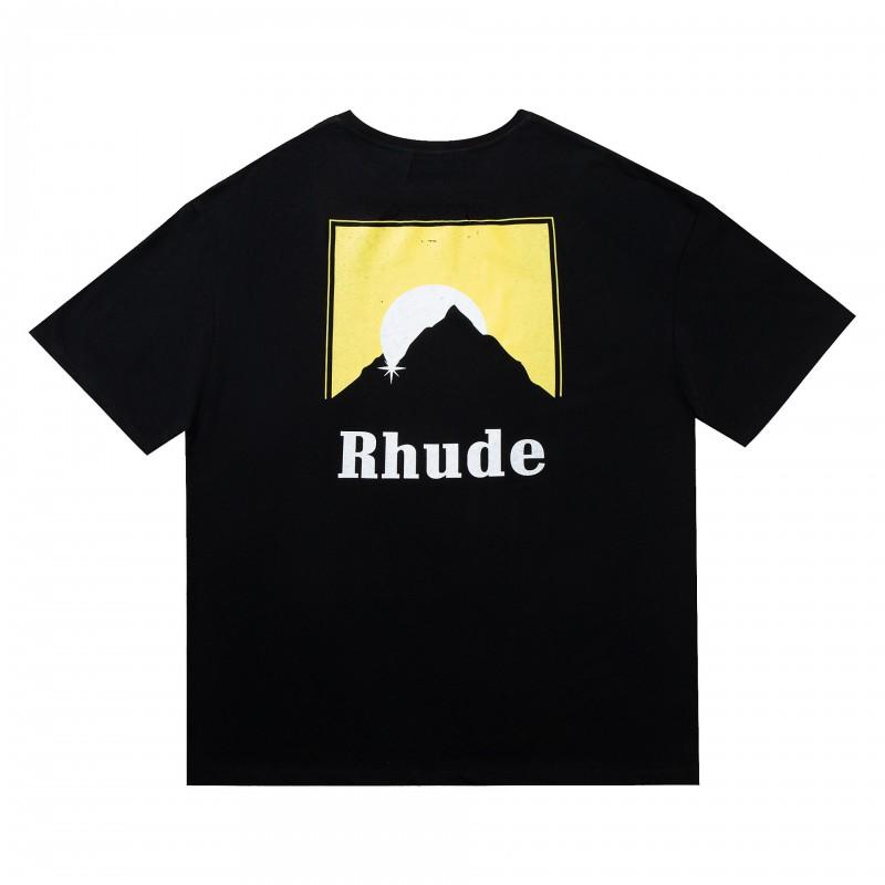 High Street Vintage T-Shirt Couples Loose Fit Crew Neck Short Sleeve Letter Print Casual Top