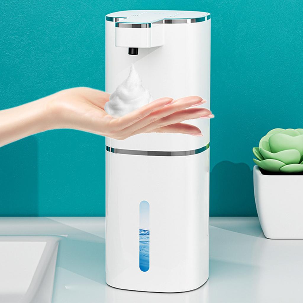 Rechargeable Foam Soap Dispenser Automatic Induction Foam Hand Washer No Touch Soap Dispenser for Kitchen & Bathroom