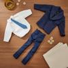 Boneco Masculino Smoking Roupa Completa Casaco Camisa Calças para Festas