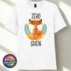 Zero Fox Given Grafik T-Shirt Lustiger Aufdruck Slogan T-Shirt Zen Fuchs Druck Lustiges Geschenk