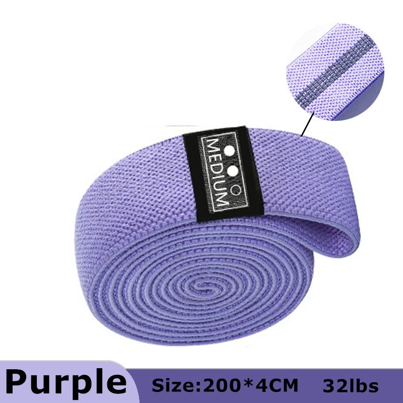 105lb Long Resistance Loop Band Collection Unisex Fitness Yoga Elastic Bands Hip Circle Thigh Squat Band Workout Gym Equipment for Home