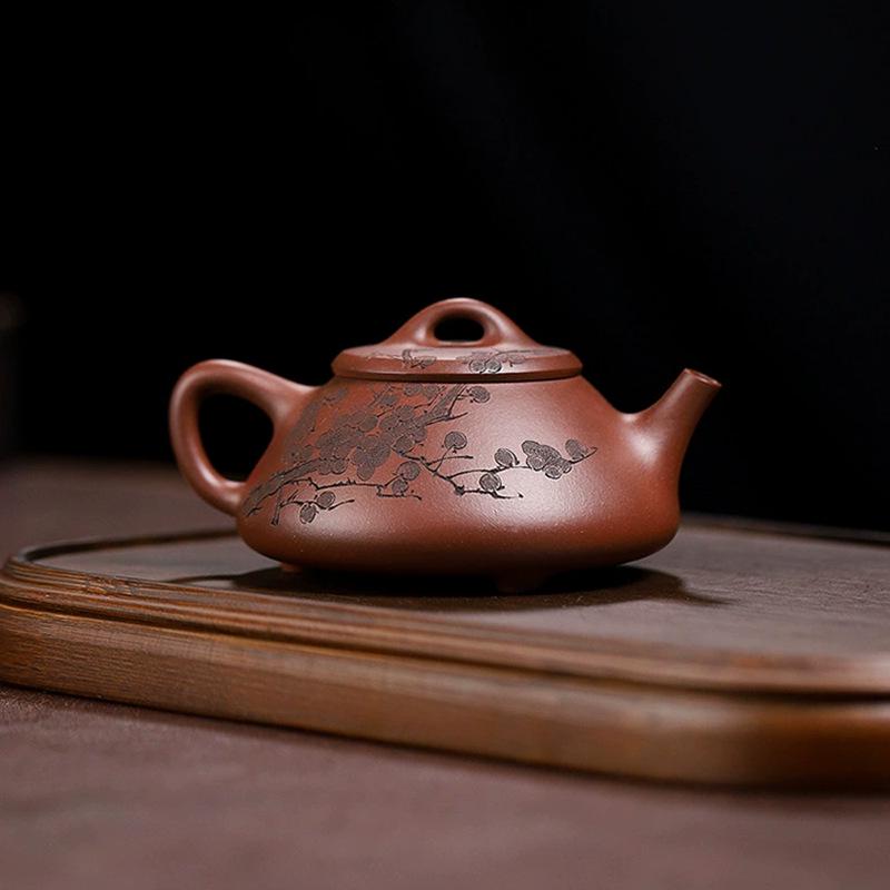 Handmade Yixing Purple Clay Teapot for Home Use - Ziyuan Shiqiao Clay
