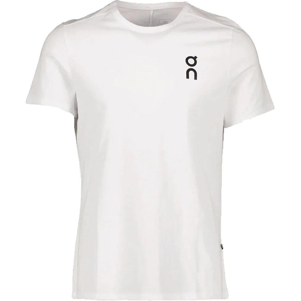 Auf der Vorderseite bedrucktes, figurbetontes T-Shirt mit Rundhalsausschnitt und kurzen Ärmeln für Herren, T-Shirts, Weiß 1MD10540069