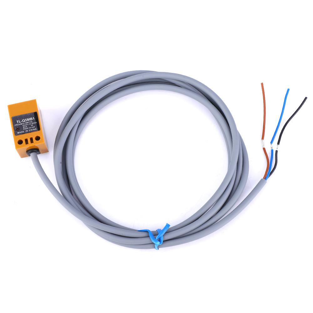

BERM TL Q5MB1 Proximity Switch Square Inductive 3 Wire NO PNP Sensor Hall Sensing Switch 10~30VDC