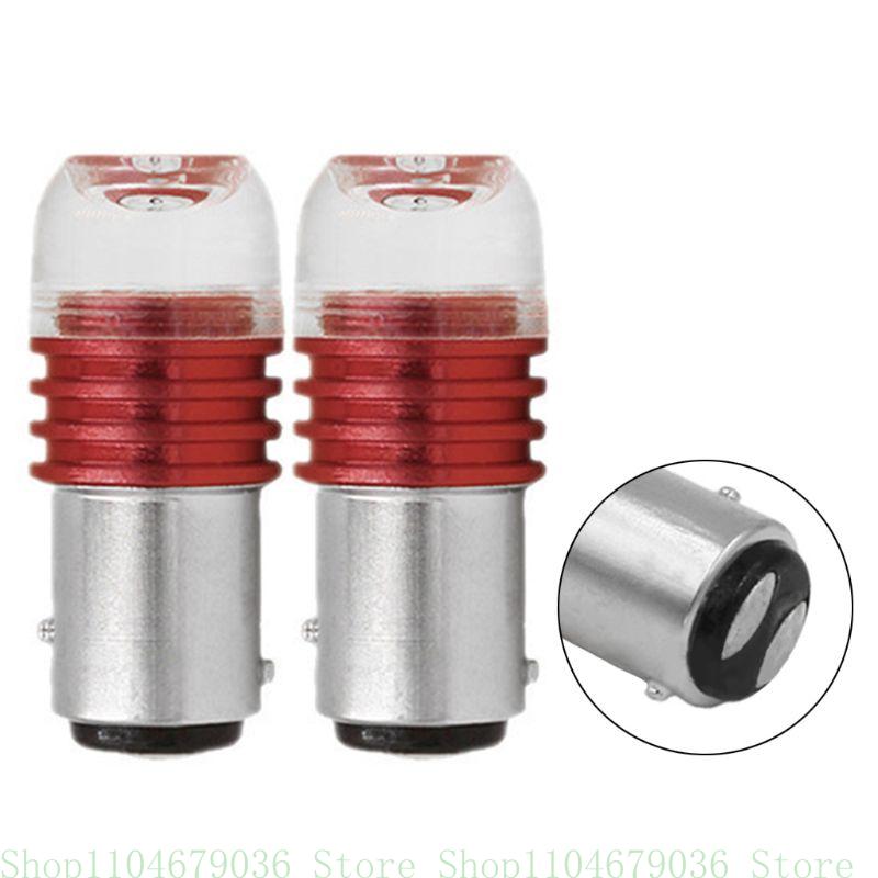 2PCS Red 1156 1157 2W High Power Flashing LED Projector Bulbs For Car Tail Brake Light Auto Turn Lamp Bulb