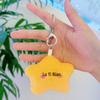 Five-Pointed Star Plush Bag Charm & Keychain - Cute, Girlish Heart Accessory for Backpacks