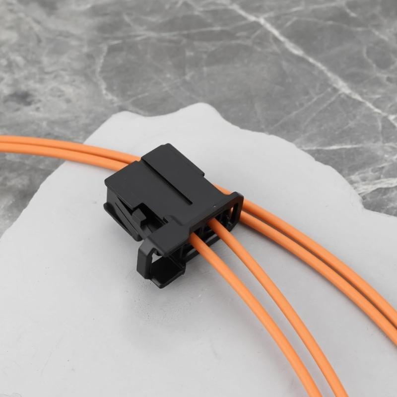 MOST Fiber Jumper Cable Optical Fiber Cable for Vehicle Bus Troubleshooting, Molded End Service Lead for Fault Checks In Selected Car Fiber Bus
