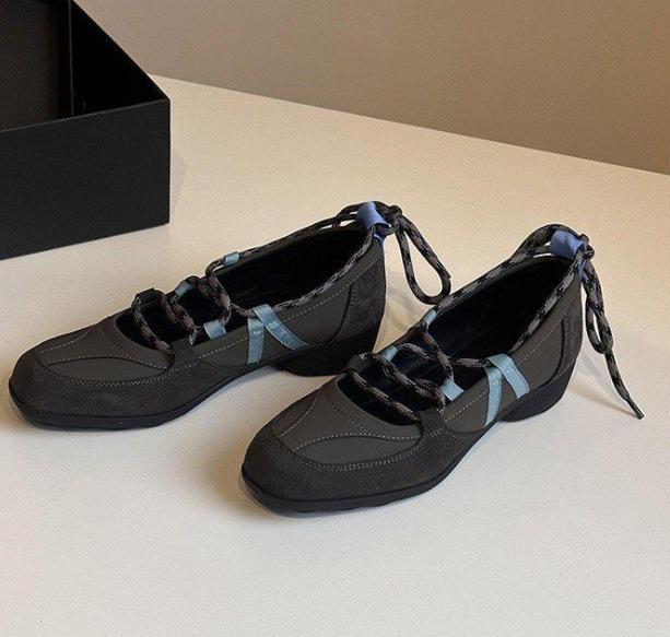 

Not tired feet super fire versatile round head ballet shoes women s 2025 autumn and winter new straps casual versatile Mary Jane shoes 35