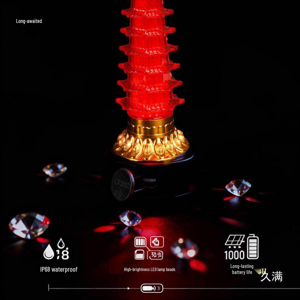 Electronic Lanterns & Candle Lamps for Lunar New Year: Ancestral Offerings & Buddha Lamps