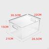 Przezroczysty pojemnik organizacyjny Pudełko na kosmetyki z uchwytem Przezroczysty koszyk do spiżarni pralni