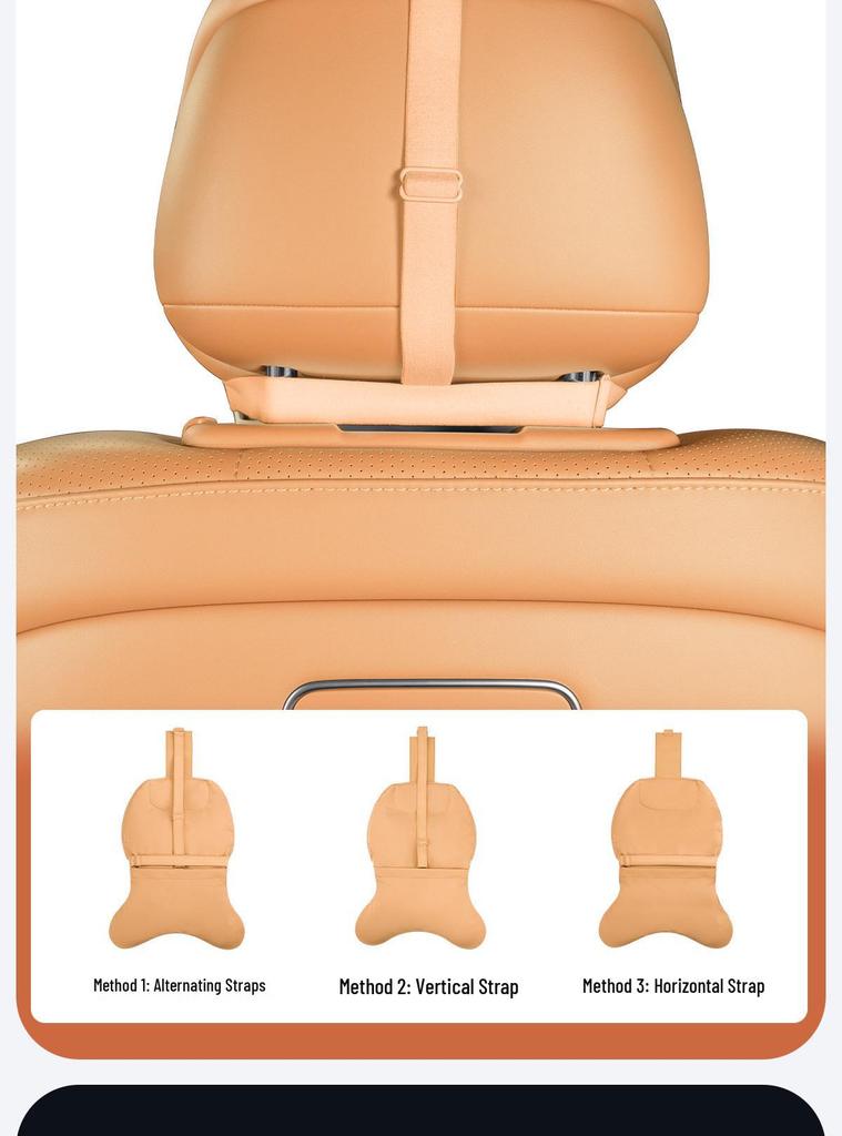 Zeekr Headrest Neck & Lumbar Support Pillow for Models 001/7x9x/007gt/009