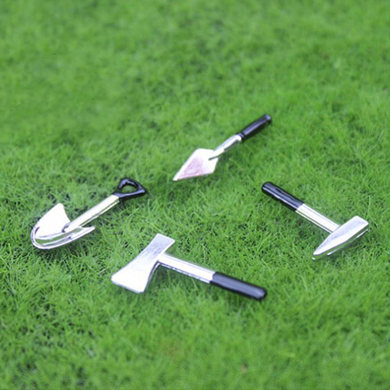 3/4/5/6Pcs Dollhouse Miniature Repair Kits Accessories Miniature Hammer Wrench Garden Tools Doll House Furniture Decoration